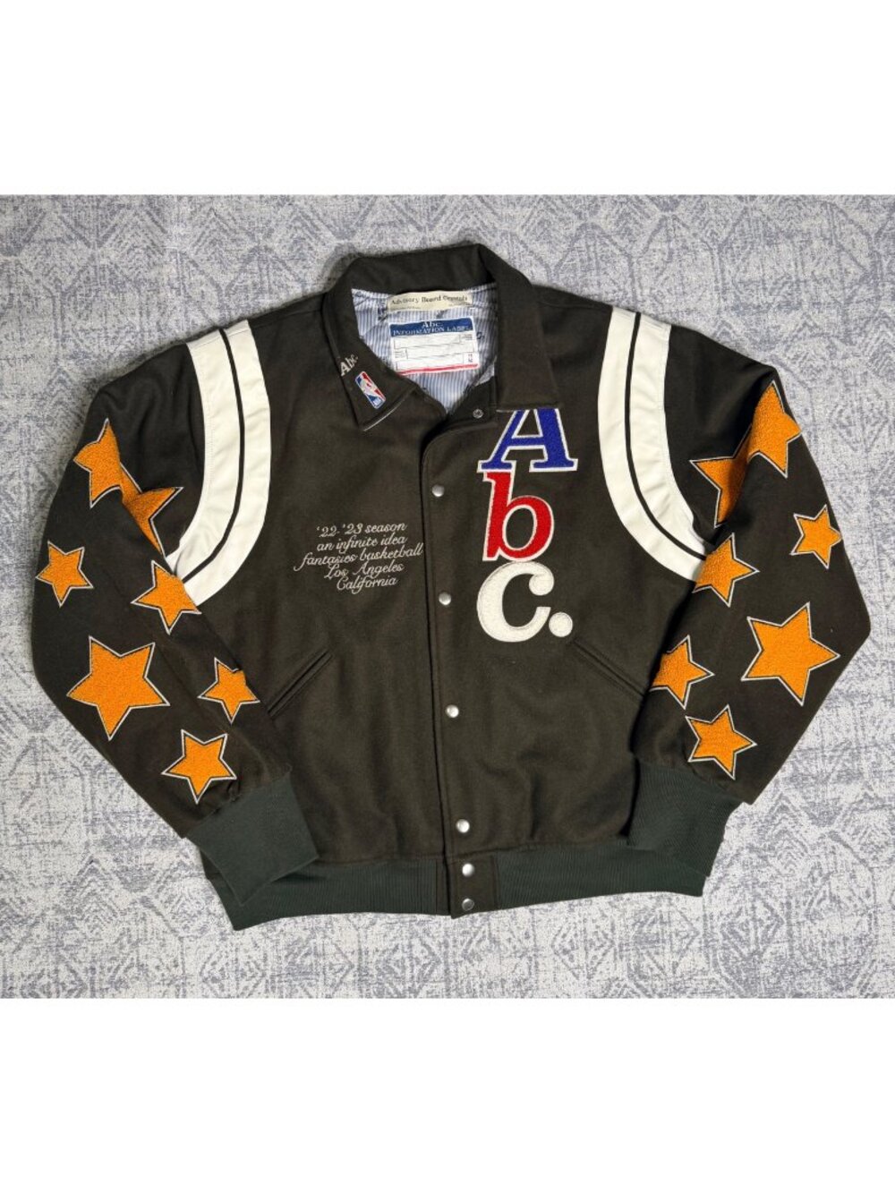 Advisory Board Crystals x NBA Team Varsity Jacket